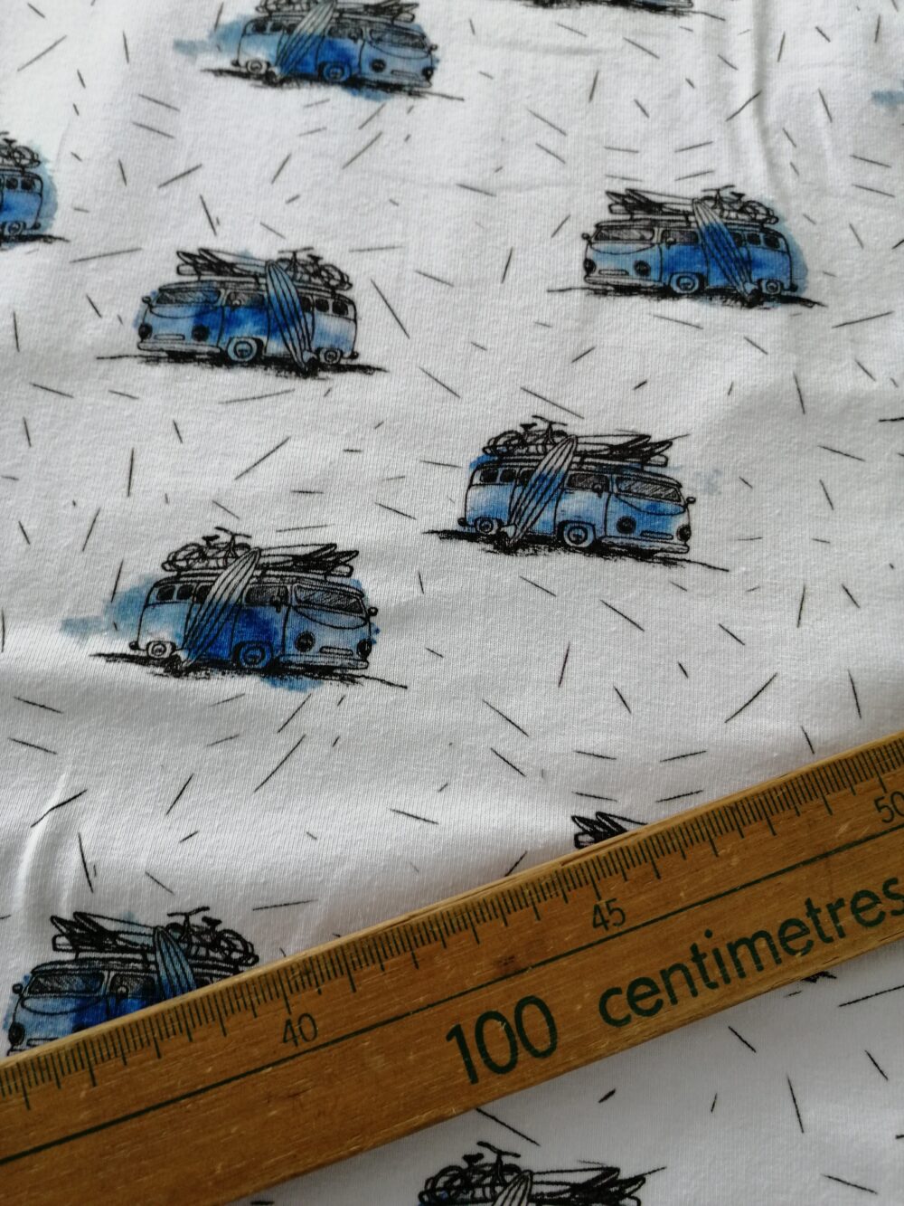 camper van jersey fabric by the half metre - Image 2