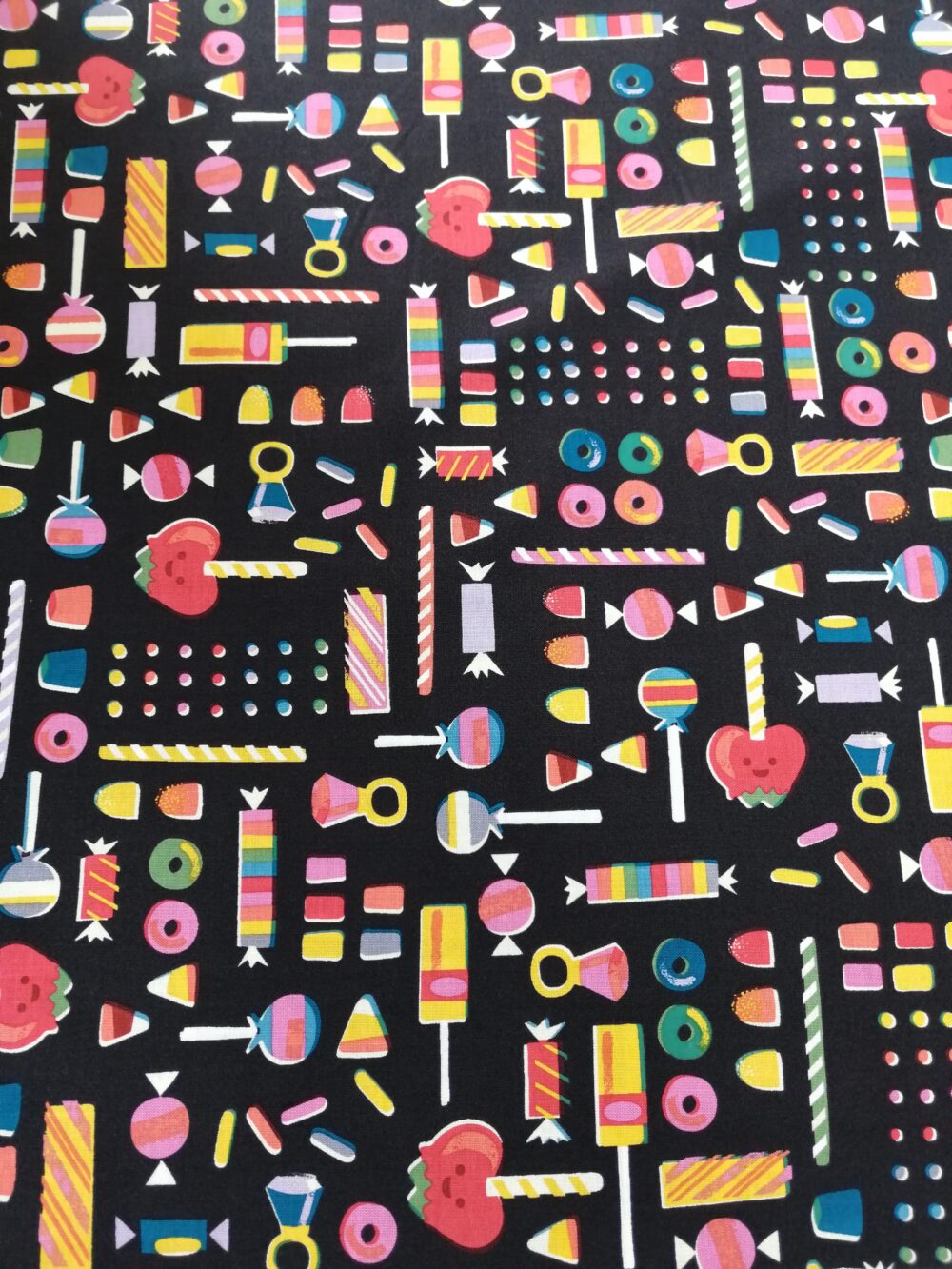 cute sweets and candy FQ cotton fabric