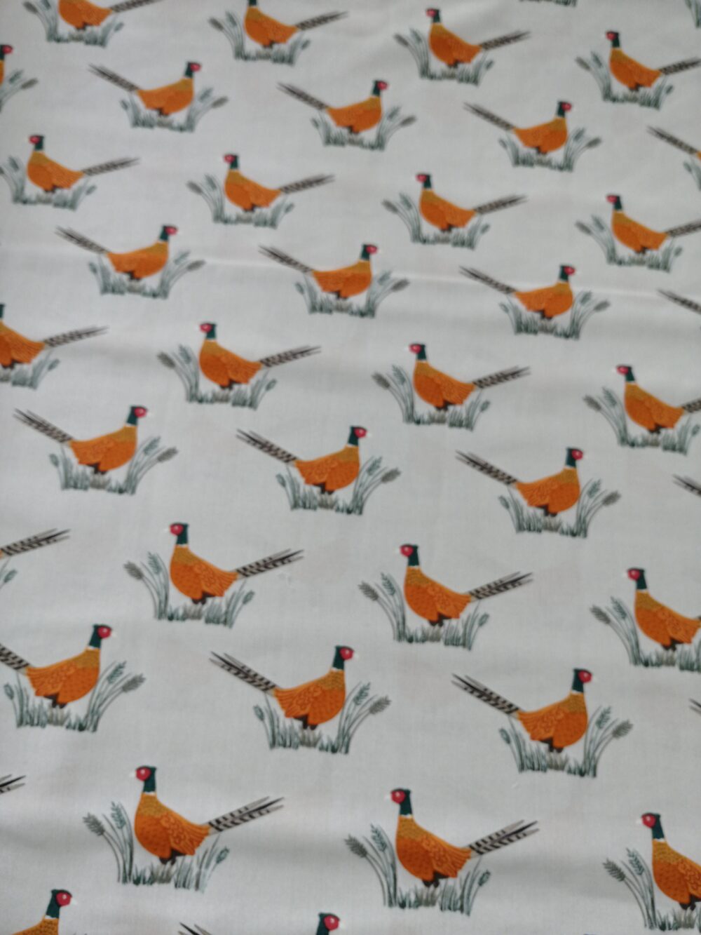 Country Life Pheasants Cotton Fabric FQ