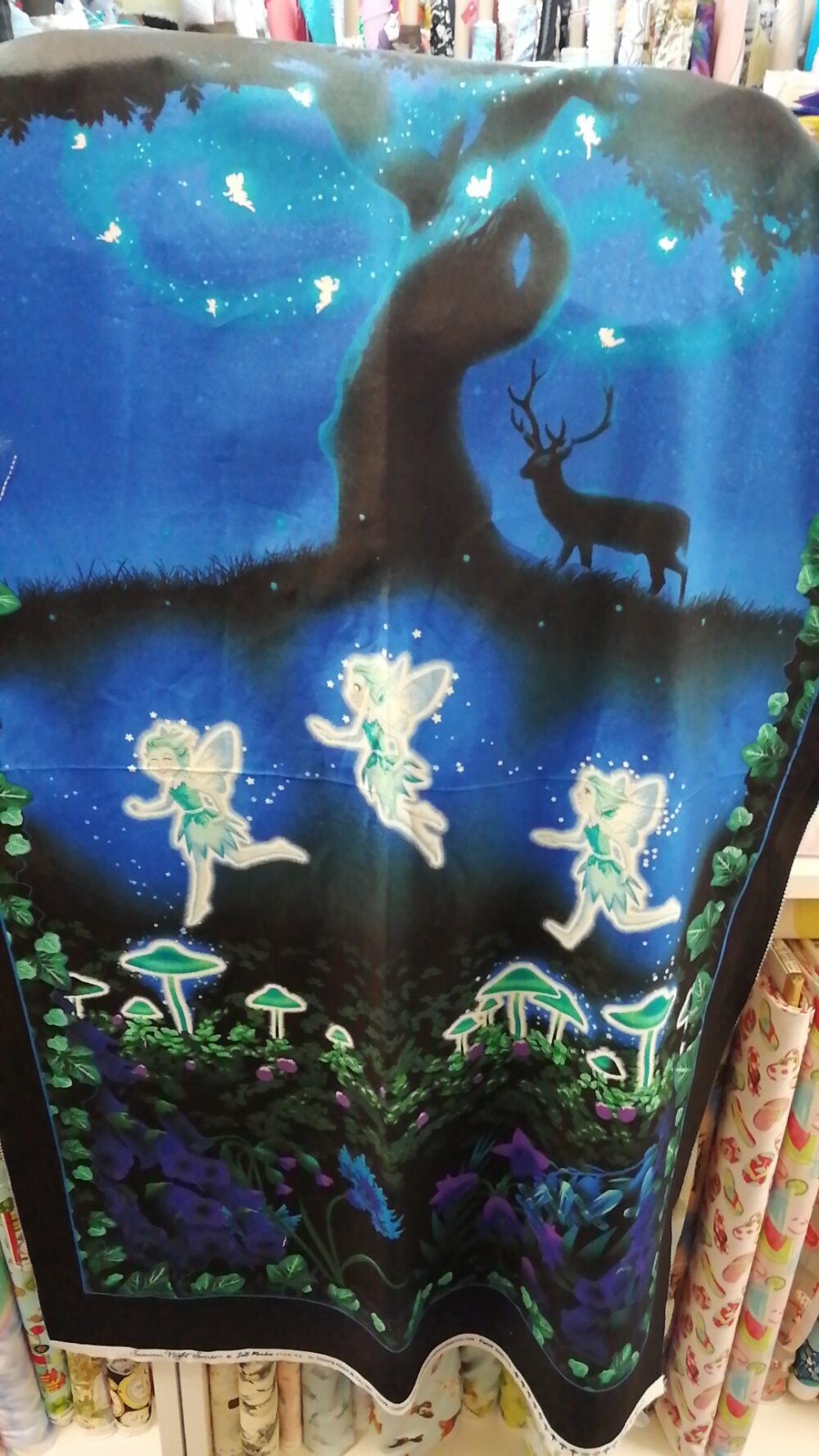 Fairy Cotton fabric panel