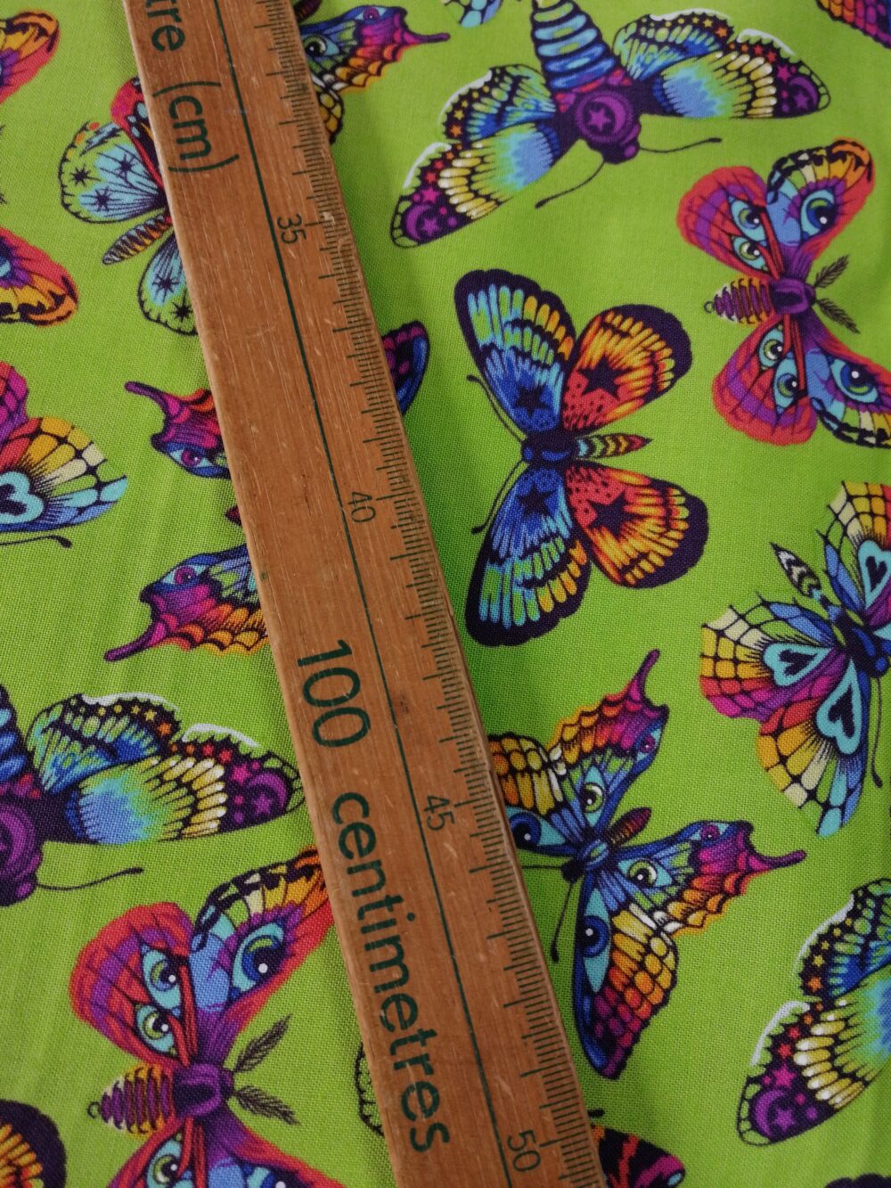 Tula Pink Day Dreamer Butterflies on Green - Image 2