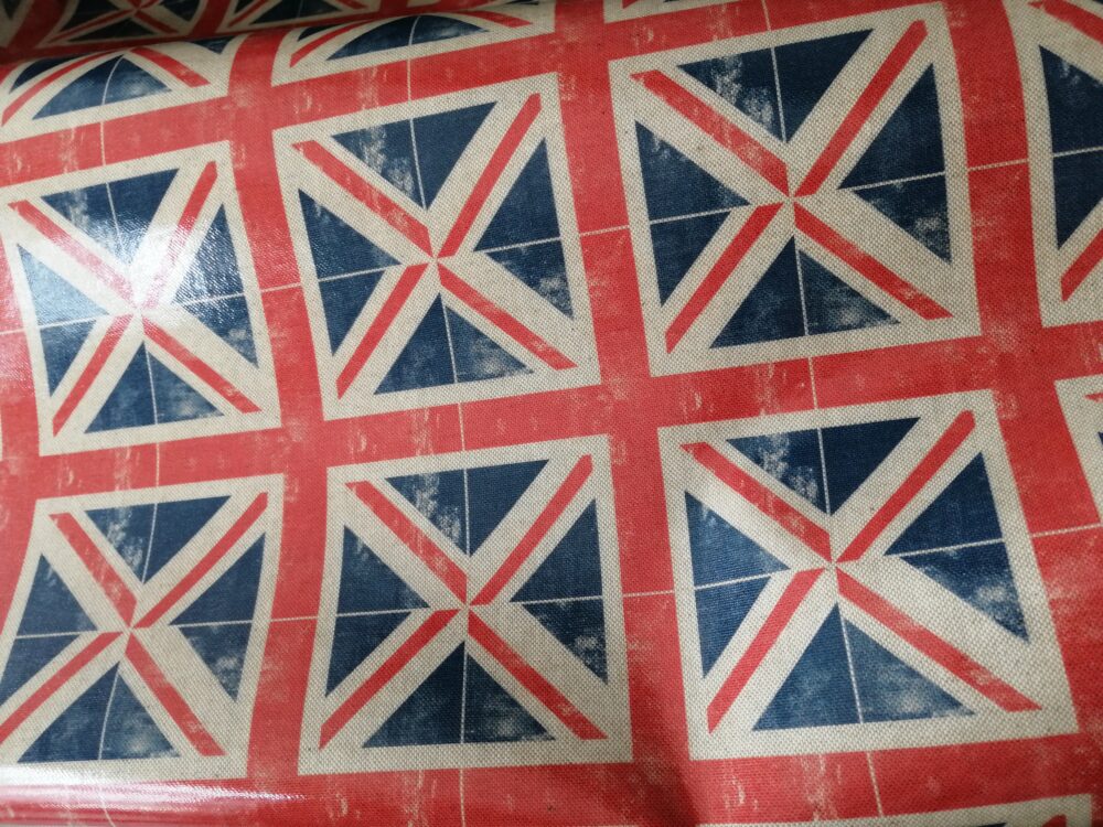 Union Jack Oil Cloth fabric