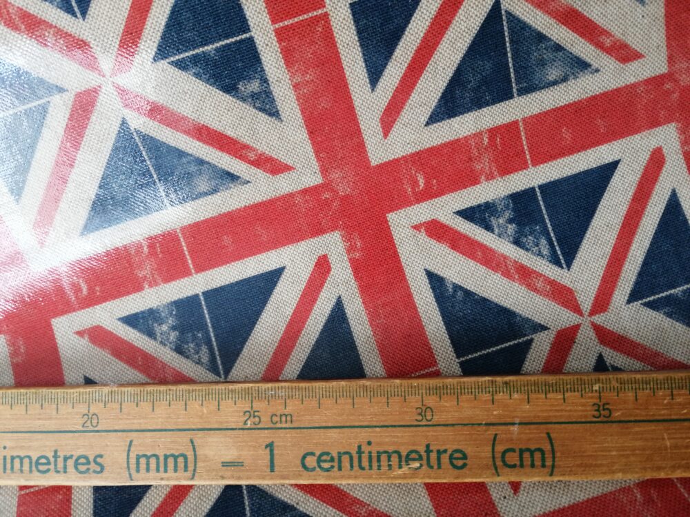 Union Jack Oil Cloth fabric - Image 2