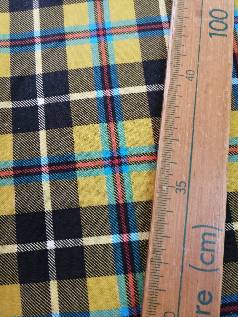 Cornish Tartan Fabric by the half metre