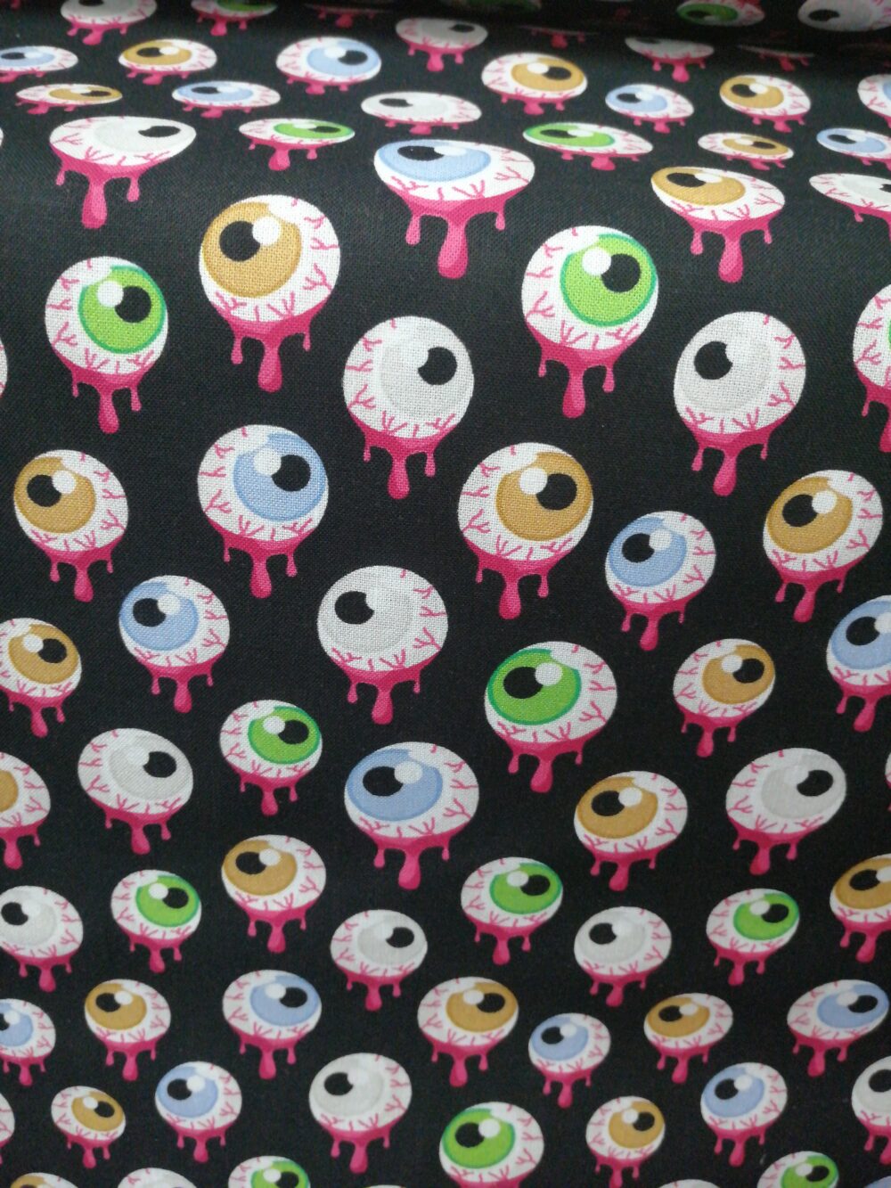 Eyeballs Cotton fabric Half Metre