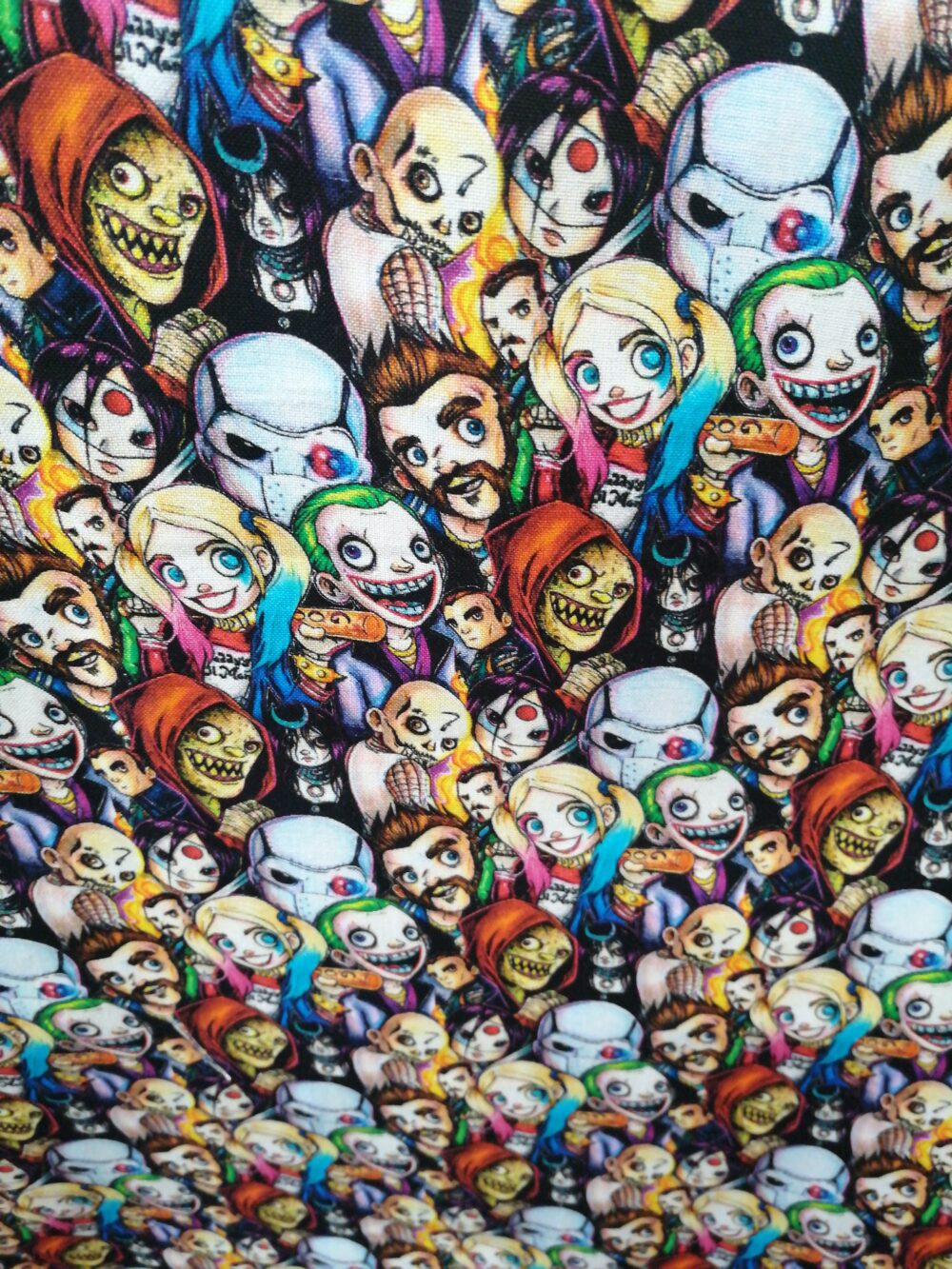 Cartoon Halloween Characters cotton fabric half metre