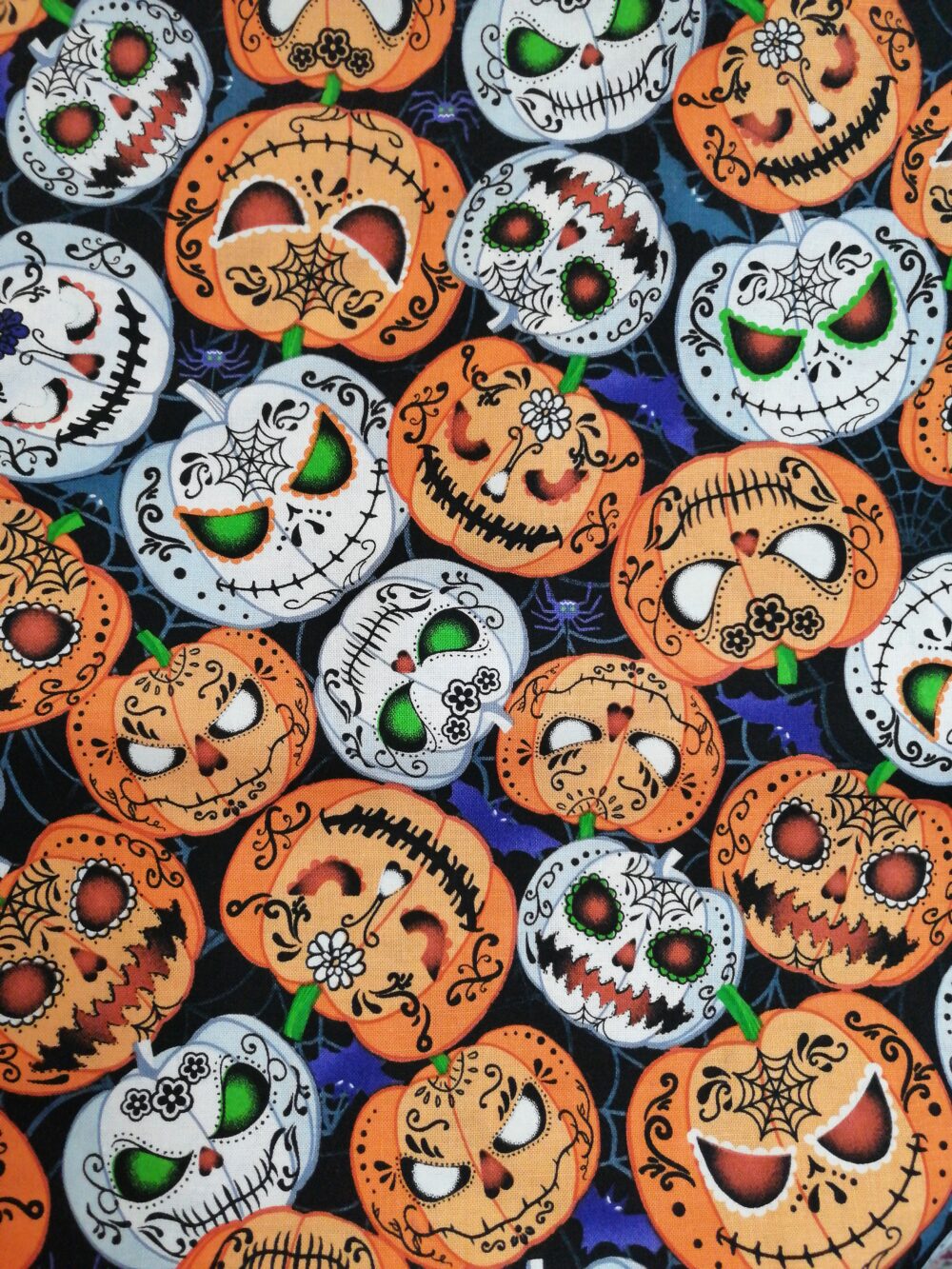 Pumpkins cotton fabric by the Fat Quarter