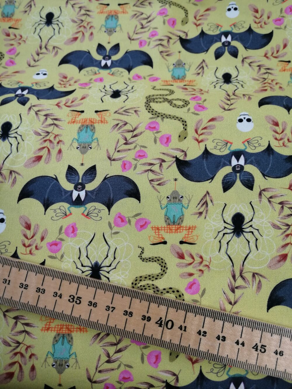 Cute bat's fat quarter cotton fabric - Image 2