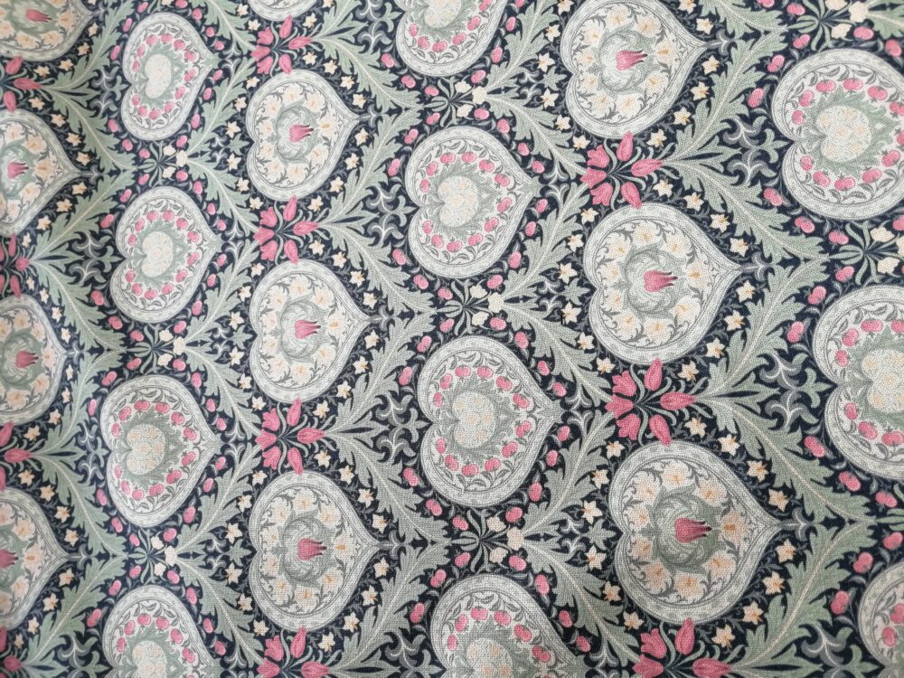 William Morris furnishing fabric Eden Midnight