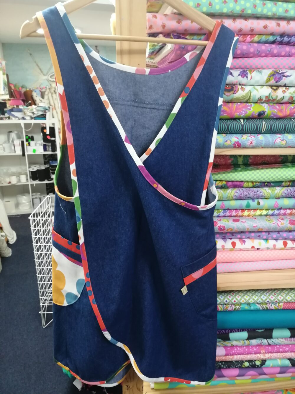 Cross backed Apron Workshop - Image 3