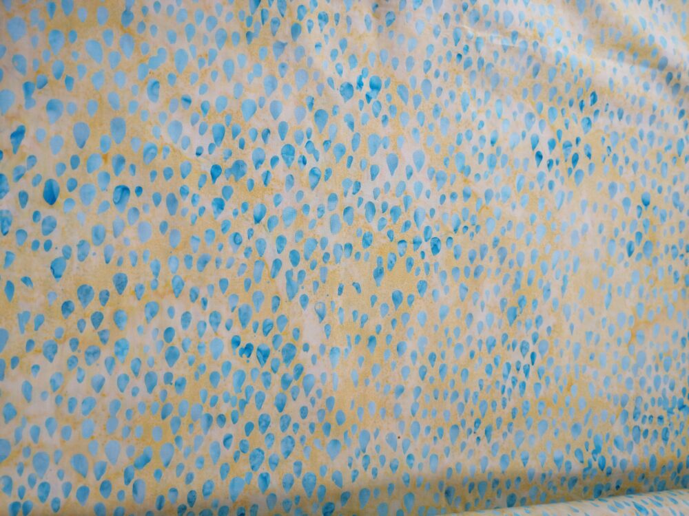 Batik canary Blue